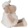 Clayre & Eef TW0595W Doudou mouton blanc 10x15x19cm