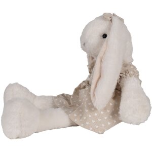 Clayre & Eef TW0596M Lapin en peluche Beige 20x22x26cm