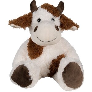 Clayre & Eef TW0597M Vache en peluche Peluche blanche...