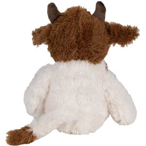 Clayre & Eef TW0597M Vache en peluche Peluche blanche marron 24cm