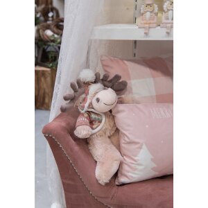 Clayre & Eef TW0599 Renne en peluche Marron 22cm