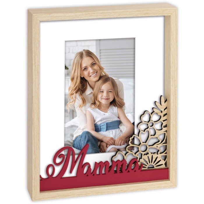 Cadre photo en bois ZEP Chloe Mamma 10x15 cm italien