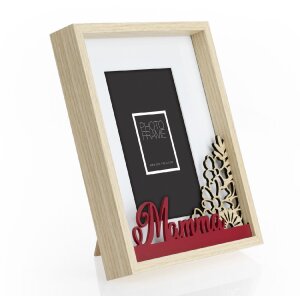 Cadre photo en bois ZEP Chloe Mamma 10x15 cm italien