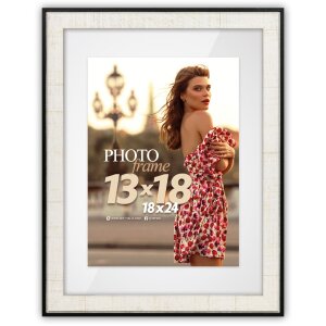 ZEP MDF cadre photo Roma blanc 20x30 cm avec...