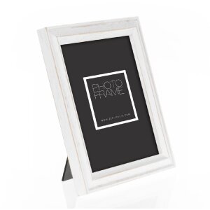 Cadre photo en bois ZEP Rosel 15x15 cm blanc