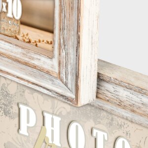 Cadre photo ZEP Rosel 3Q 10x10, 10x15 et 13x18 cm (37x26,5 cm) Naturel