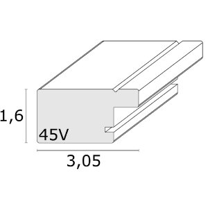 Cadre photo Deknudt S45VK1 blanc/argenté bord intérieur 29.7x42 cm plastique