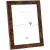 Cadre Deknudt S47EG1 couleur bois de racine foncé bord noir 18x24 cm