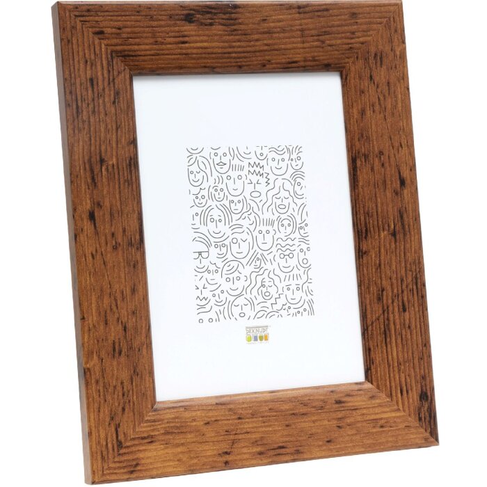 Deknudt S53GH9 Cadre large en bois brun 15x20 cm