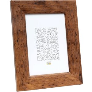 Deknudt S53GH9 Cadre large en bois brun 15x20 cm