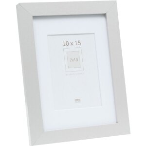 Deknudt S66KD1 cadre photo argent passe-partout blanc...