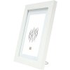 Deknudt S66KF1 cadre photo blanc avec passe-partout 10x15 cm