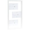 Deknudt S68UA1 cadre photo blanc pour 3 photos 10x15 cm