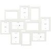 Cadre photo mural Deknudt S68UC1 blanc 10 photos 10x15 cm