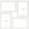 Cadre photo mural Deknudt S68UC1 blanc pour 4 photos 10x15 cm