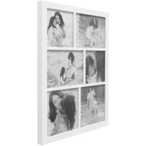 Deknudt S68WB1 Cadre de galerie blanc 6 photos 12x12,...