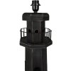 Clayre & Eef 5LMP278Z Lampadaire Phare 140cm noir E27/max 60W