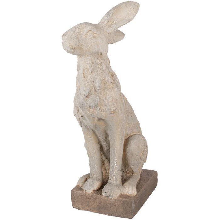 Clayre & Eef 5MG0039 Décor Lapin aspect pierre 27x18x55 cm