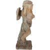 Clayre & Eef 5MG0041 Ange déco Statue en pierre Beige-Bleu 24x27x58 cm