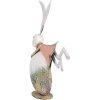 Clayre & Eef 5Y1215 Lapin de Pâques Figurine décorative rose pastel 35x11x56 cm