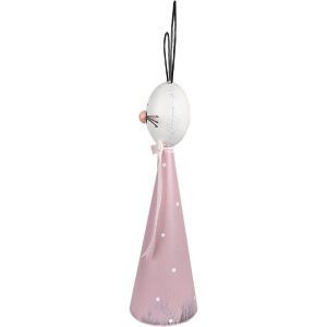 Clayre & Eef 5Y1220 Lapin décoratif rose blanc...