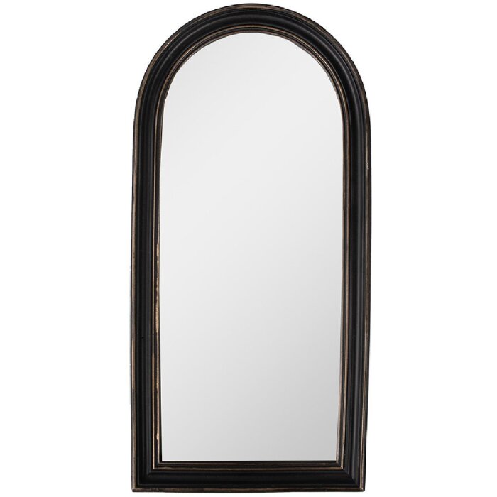 Clayre & Eef 62S288 Miroir noir look antique 15x2x31 cm