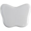 Clayre & Eef 65300 Bouton de porte Porcelaine Blanc 4x3/6 cm Set 4 pièces