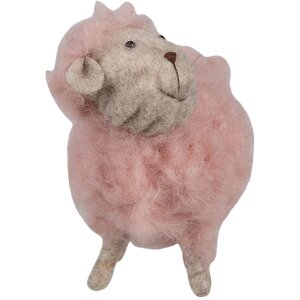 Clayre & Eef 65378 Décoration Mouton Rose...