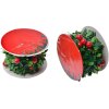 Clayre & Eef 65487 Guirlande de Noël Décoration 270 cm Set 12 Vert Rouge