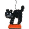 Clayre & Eef 65495 Décoration Chat noir orange 13x5x14 cm