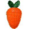 Clayre & Eef Décoration murale Carotte Orange Vert 20x3x37 cm