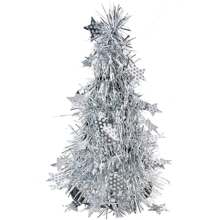 Clayre & Eef 65538S Arbre décoratif argenté Ø12x25 cm