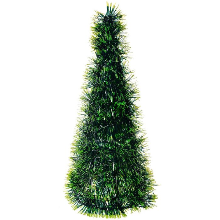 Clayre & Eef 65542M Décoration de sapin de Noël vert 17x38 cm