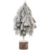 Clayre & Eef 65578 Sapin de Noël artificiel aspect neige 15x12x33 cm