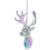 Clayre & Eef 65602 Décoration Suspension renne couleurs arc-en-ciel 9x6x14 cm