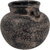 Clayre & Eef 6CE1706 Décoration Pot de fleurs gris Ø 16x14 cm