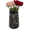 Clayre & Eef 6CE1709 Décoration Vase Gris Ø 14x22 cm