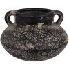 Clayre & Eef 6CE1710 Décoration Pot de fleurs gris Ø 21x13 cm