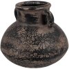 Clayre & Eef 6CE1711 Décoration Pot de fleurs gris Ø 15x13 cm