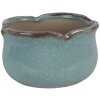 Clayre & Eef 6CE1716BL Pot de fleurs Décoration Bleu Ø 20x11 cm