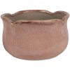 Clayre & Eef 6CE1716P Décoration Pot de fleurs rose Ø 20x11 cm