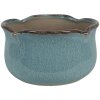 Clayre & Eef 6CE1717BL Pot de fleurs décoratif Ø 15x9 cm Bleu