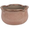 Clayre & Eef 6CE1717P Décoration Pot de fleurs rose Ø 15x9 cm