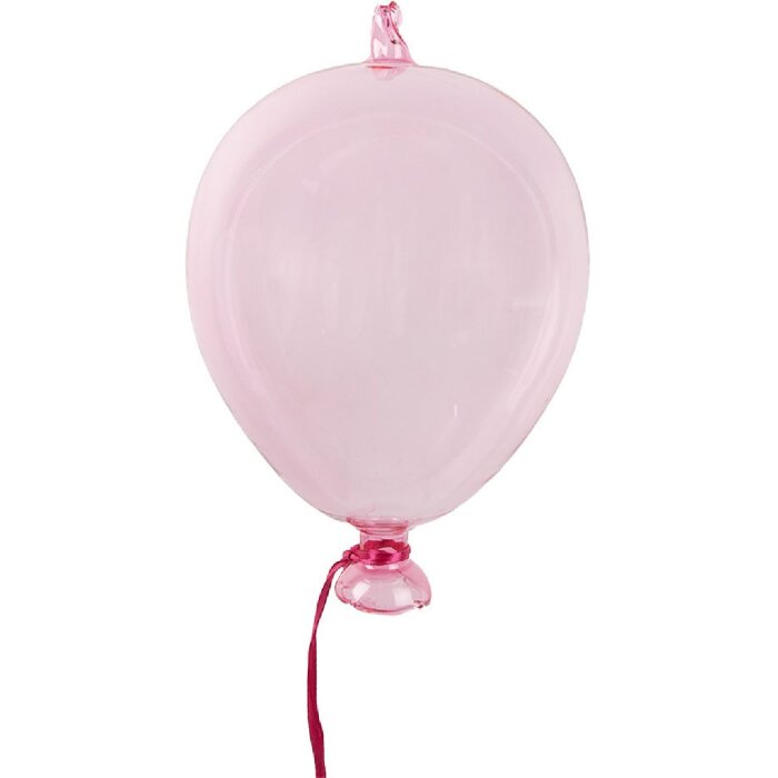 Clayre & Eef 6GL4439 Suspension décorative Ballon rose Ø 10x17 cm