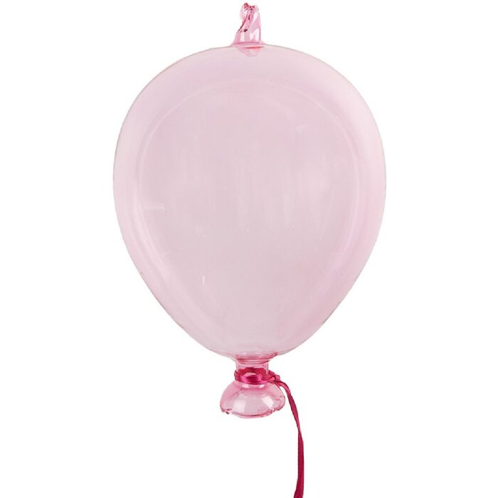 Clayre & Eef 6GL4442 Décoration Suspension Ballon Rose Ø 14x21 cm