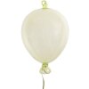 Clayre & Eef 6GL4443 Suspension décorative Ballon en verre Vert Ø14x21cm