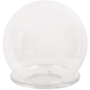 Clayre & Eef 6GL4445 Cloche en verre Ø 12x12...