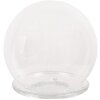 Clayre & Eef 6GL4445 Cloche en verre Ø 12x12 cm Transparent