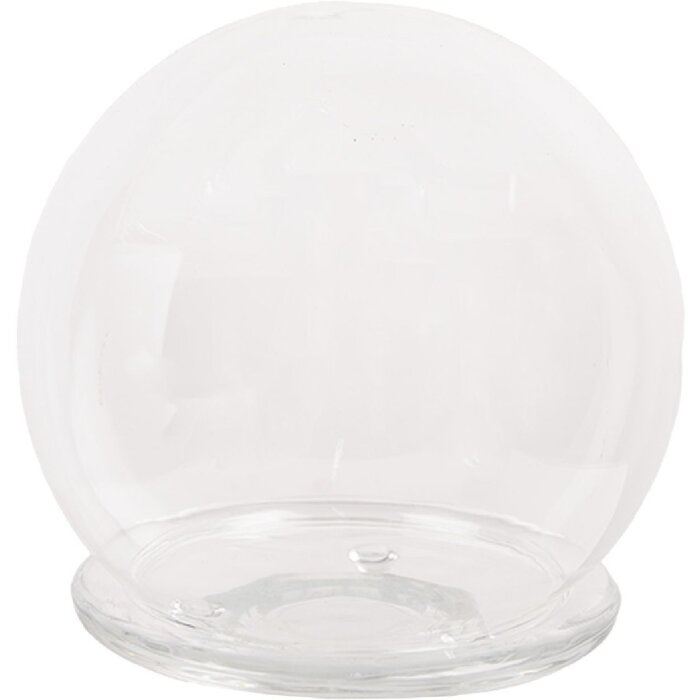 Clayre & Eef 6GL4446 Cloche en verre Transparent Ø 15x16 cm