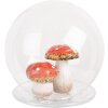 Clayre & Eef 6GL4446 Cloche en verre Transparent Ø 15x16 cm